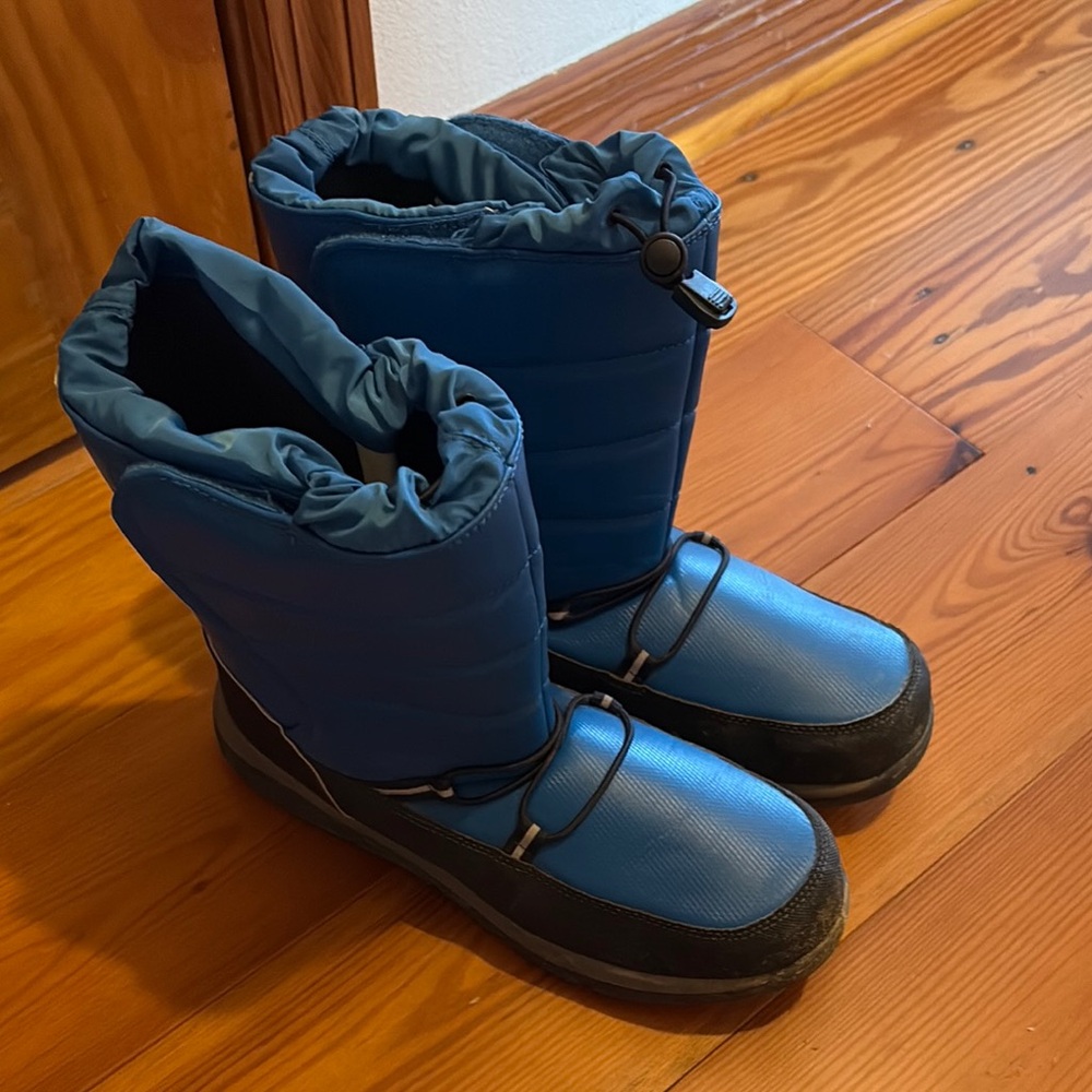 Blue Winter Boots